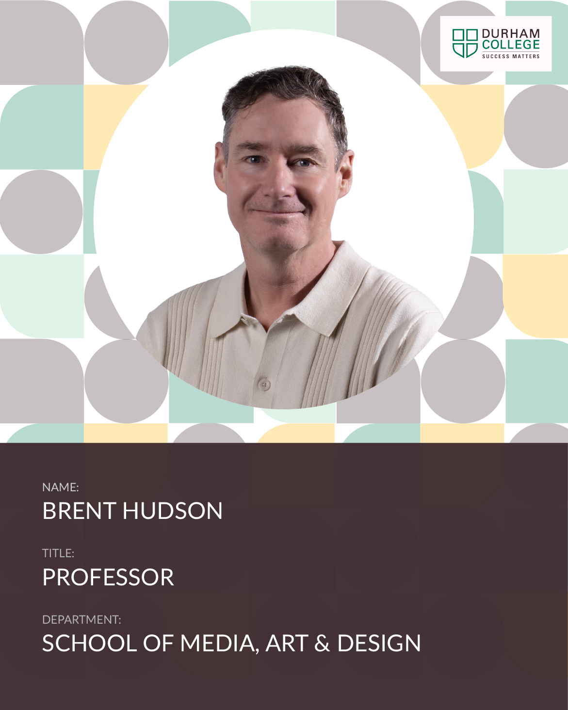 Meet the Faculty Poster