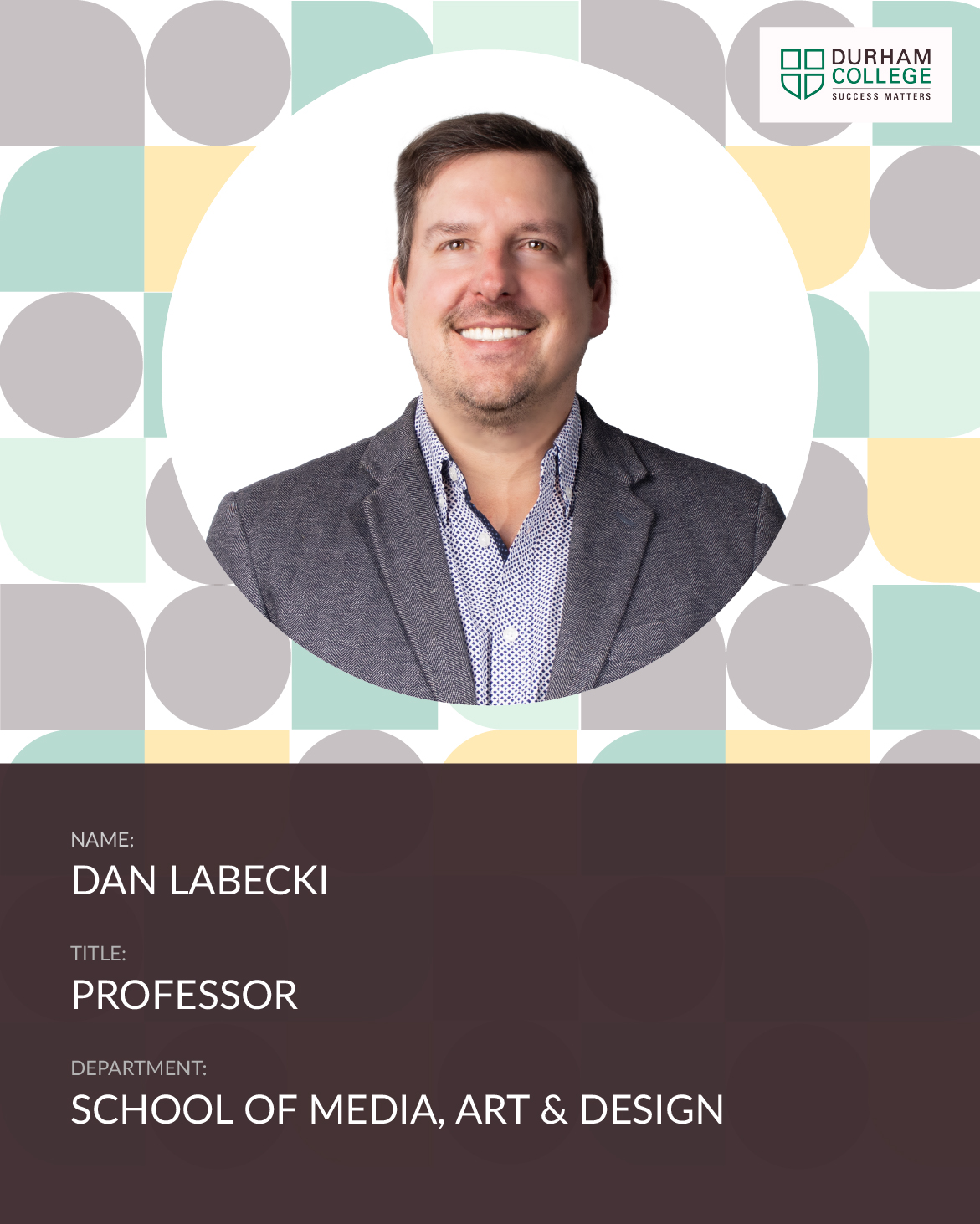Meet the Faculty Poster
