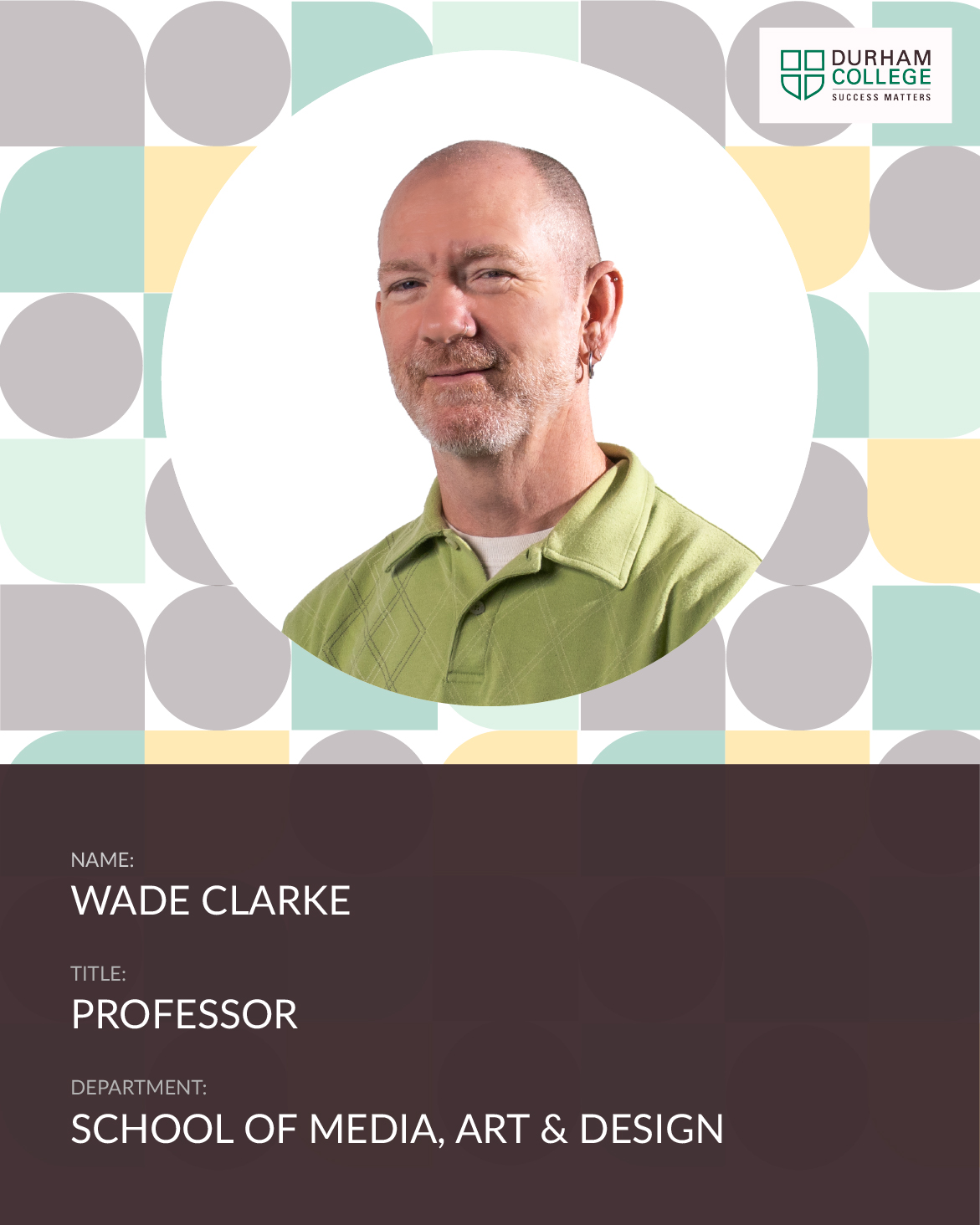 Meet the Faculty Poster